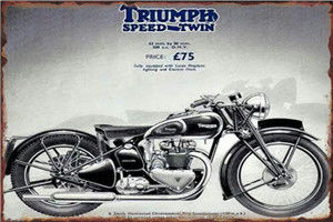 Vintage Metal Sign for Home and Office Decoration UV Resistant Inks and Durable Various Sizes and Designs Available