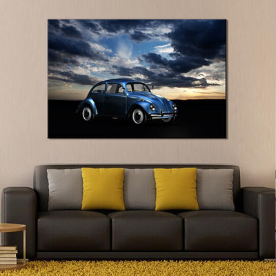Multicolored Modern Abstract Landscape Canvas Painting Hand painted Unframed Wall Art