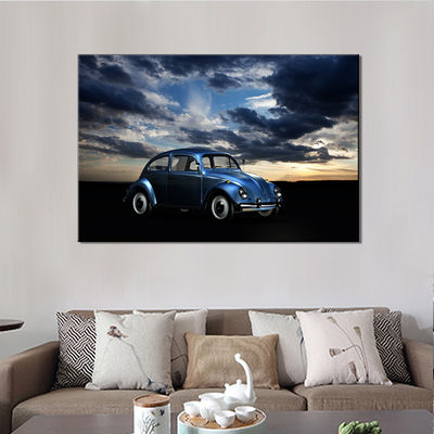 Multicolored Modern Abstract Landscape Canvas Painting Hand painted Unframed Wall Art