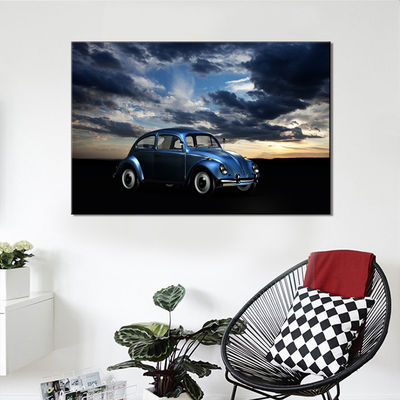 Multicolored Modern Abstract Landscape Canvas Painting Hand painted Unframed Wall Art