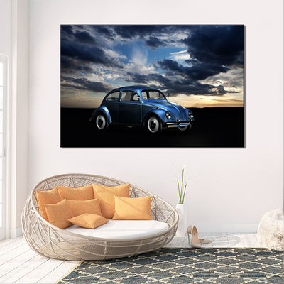 Multicolored Modern Abstract Landscape Canvas Painting Hand painted Unframed Wall Art