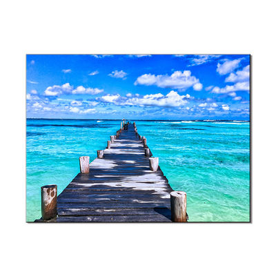 Handcrafted Multicolor Landscape Oil Painting On Canvas With Different Images Home Decoration
