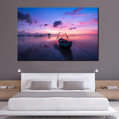 Handcrafted Multicolor Landscape Canvas Prints / Oil Painting For Home Decor