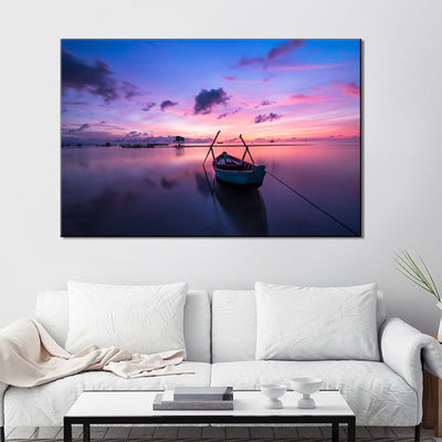 Handcrafted Multicolor Landscape Canvas Prints / Oil Painting For Home Decor