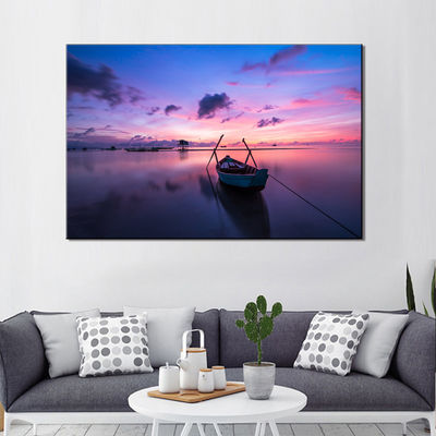 Handcrafted Multicolor Landscape Canvas Prints / Oil Painting For Home Decor
