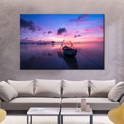 Handcrafted Multicolor Landscape Canvas Prints / Oil Painting For Home Decor