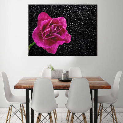 Big Size Flower Different Images Handmade Oil Painting Canvas Prints For Wall Decoration
