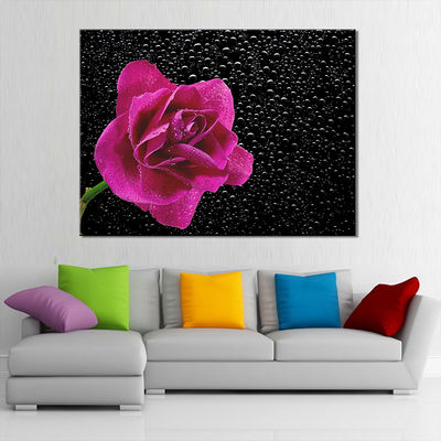 Big Size Flower Different Images Handmade Oil Painting Canvas Prints For Wall Decoration