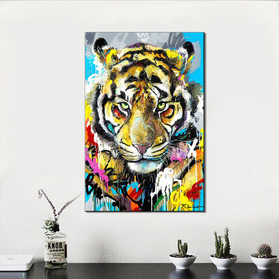 Animal Design Canvas Prints With Handmade Oil Painting Large Size On The Wall