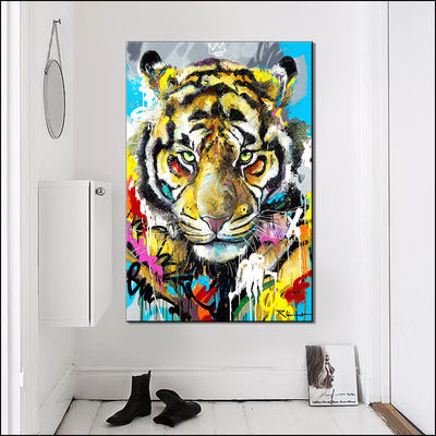 Animal Design Canvas Prints With Handmade Oil Painting Large Size On The Wall