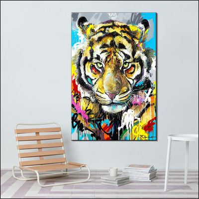 Animal Design Canvas Prints With Handmade Oil Painting Large Size On The Wall