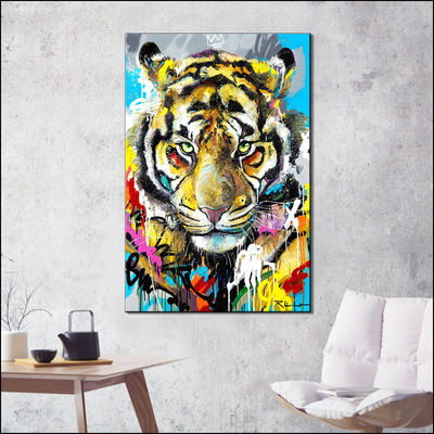 Animal Design Canvas Prints With Handmade Oil Painting Large Size On The Wall