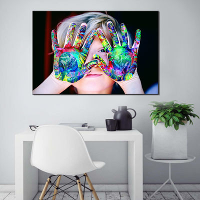 Happy Baby Oil Painting One Panel Large Size Wall Decoration Best Sales