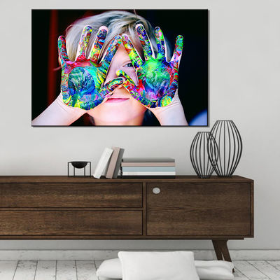 Happy Baby Oil Painting One Panel Large Size Wall Decoration Best Sales
