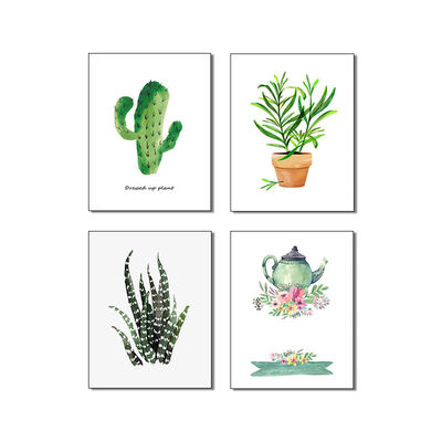 Small Cute Plants Design Canvas Prints For Wall Decoration Office Or Home Decoration