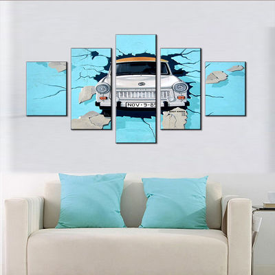 Creative Wall Decoration Office Decor 5-panels canvas prints in the room wall or door