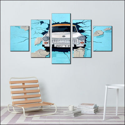 Creative Wall Decoration Office Decor 5-panels canvas prints in the room wall or door