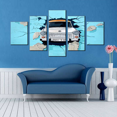 Creative Wall Decoration Office Decor 5-panels canvas prints in the room wall or door