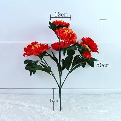Durable Artificial Flowers Red Rose Flowers for Home Decoration Long-lasting and Beautiful
