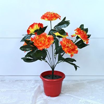 Durable Artificial Flowers Red Rose Flowers for Home Decoration Long-lasting and Beautiful