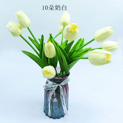 PU Tulip Enduring Flower Plastic Flower For Home Decoration Large Quantity Supplier