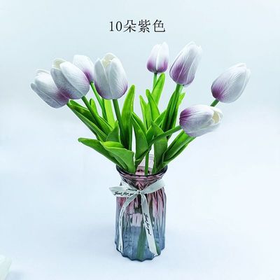 PU Tulip Enduring Flower Plastic Flower For Home Decoration Large Quantity Supplier