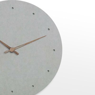 Simple And Nature Design Mdf Silent Wall Clock Wall Decration Large Size Wall Clock