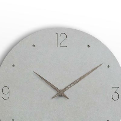 Simple And Nature Design Mdf Silent Wall Clock Wall Decration Large Size Wall Clock