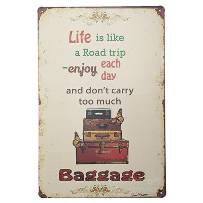 Colorful Route 66 Funny Metal Sign 20*30cm Or Customize Design Size Home Decoration