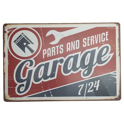 Vintage Round Tin Sign, Metal Tin Signs Home Wall Decor, Metal Sign 3D Wall Decor Metal Plaque