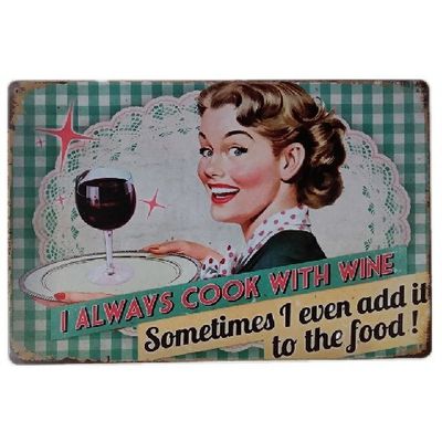 Negative Positive Retro Tin Signs, Metal Poster For Wall Cafe House Bar Club Pub Hotel Garden Kitchen Decor Christmas