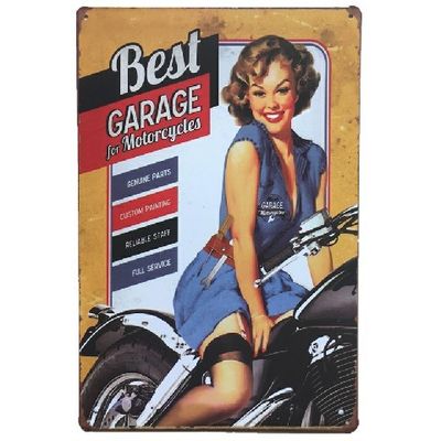 Black and white theme Tin Signs ,Metal Vintage Poster Wall Plaque Bar Club Pub Hotel Garden Kitchen Decor Christmas