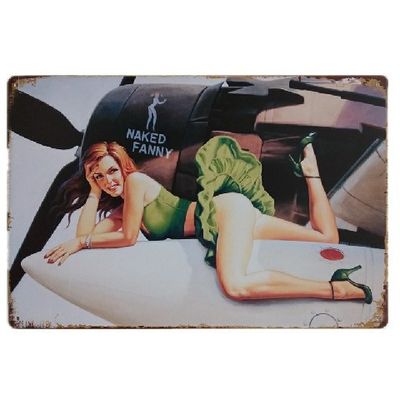 20*30cm Cafe Club Decor European Funny Tin Sign Poster Custom Metal Sign Wall Decor