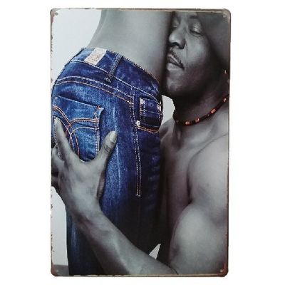 20*30cm Cafe Club Decor European Funny Tin Sign Poster Custom Metal Sign Wall Decor