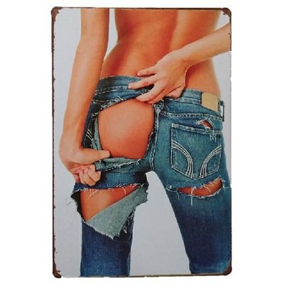 20*30cm Cafe Club Decor European Funny Tin Sign Poster Custom Metal Sign Wall Decor