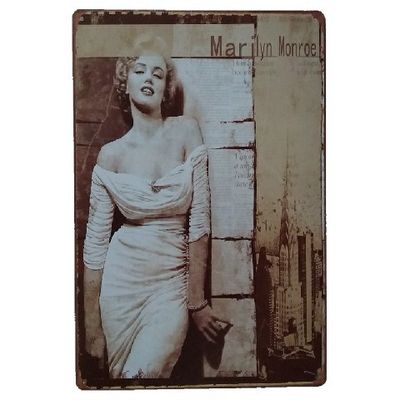 20*30cm Rectangular Custom Made Metal Poster, Metal Wall Rock Metal Tin Sign