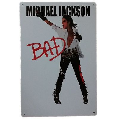 Premium Character design Tin Signs, Rectangular Metal Advertising Tin Sign For Poster Wall