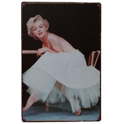 Wholesale Custom Embossed Home Wall Decor Metal Crafts Vintage Tin Poster Signs Beautiful Girls