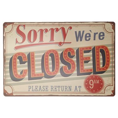 China Wholesale Wall Decoration Custom Size Vintage Metal Poster ,Tin Signs