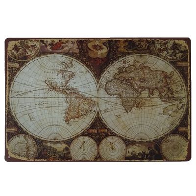 China Wholesale Wall Decoration Custom Size Vintage Metal Poster ,Tin Signs