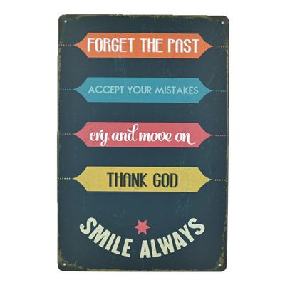 Factory Price Custom Design Tin Signs, Vintage Printed Metal Sign For Home Decor