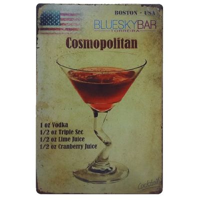 Metal Plaque Tin Signs, Vintage Wall Art Decoration Painting Bar Pub Cafe Shop Home Decor