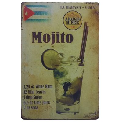 Metal Plaque Tin Signs, Vintage Wall Art Decoration Painting Bar Pub Cafe Shop Home Decor