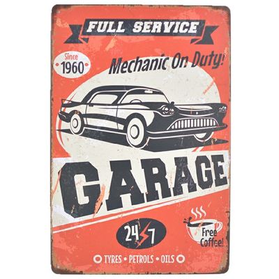 Metal wall art Metal sign ,2024 metal Car sign ,vintage style poster sign for advertising