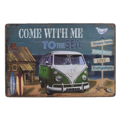 Metal wall art Metal sign ,2024 metal Car sign ,vintage style poster sign for advertising