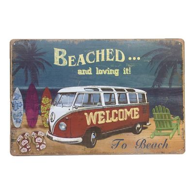 Metal wall art Metal sign ,2024 metal Car sign ,vintage style poster sign for advertising