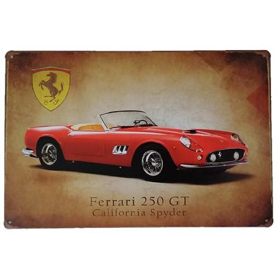Metal wall art Metal sign ,2024 metal Car sign ,vintage style poster sign for advertising