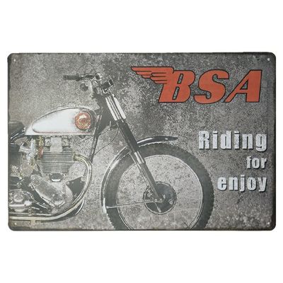 Popular cheap custom size square classic car plate wall decoration vintage metal sign old tin signs