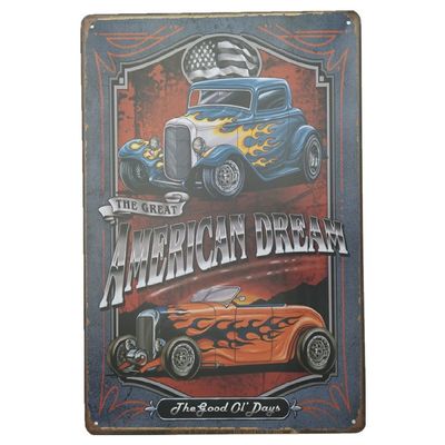New classic Motorcycle Metal Sign,wholesale custom print car license number plates, vintage tin sign, outdoor metal signs