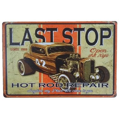 Wholesale Retro Motorcycle Sign, Antique Poster Bar Pub Poster Plaque, Wall Art Tin Sign Plate